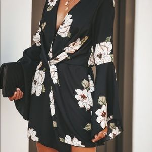 Floral Long sleeve Dress